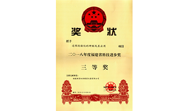 虹潤公司“過程校驗(yàn)儀的研制及其應(yīng)用”項(xiàng)目榮獲2018年福建省科技進(jìn)步獎三等獎