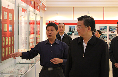 福建省委常委、省紀委書記倪岳峰調(diào)研虹潤公司